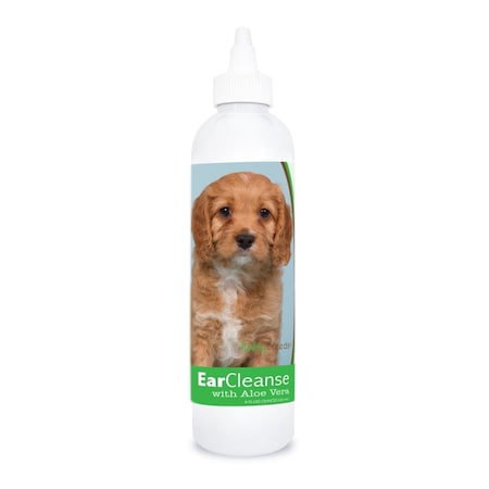 Healthy Breeds 8 oz Cavapoo Ear Cleanse with Aloe Vera Cucumber Melon 840235197416